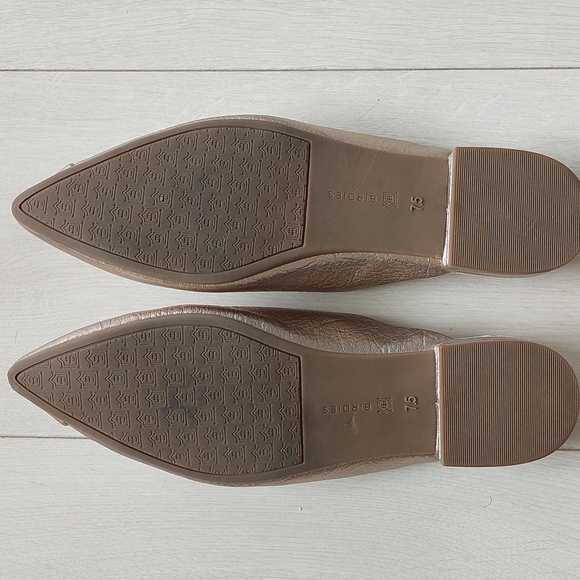 Birdies The Swan Flats Shoes Gold US 7.5 - Picture 9 of 14